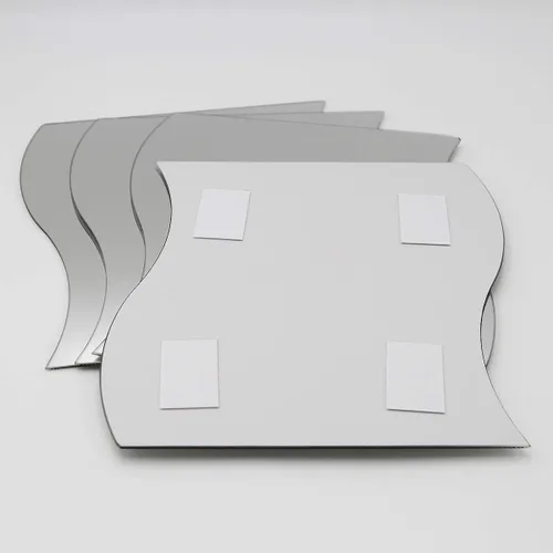 Vista 6 de EVIDECO French Home Goods - Juego de 4 espejos decorativos de pared autoadhesivos para pared