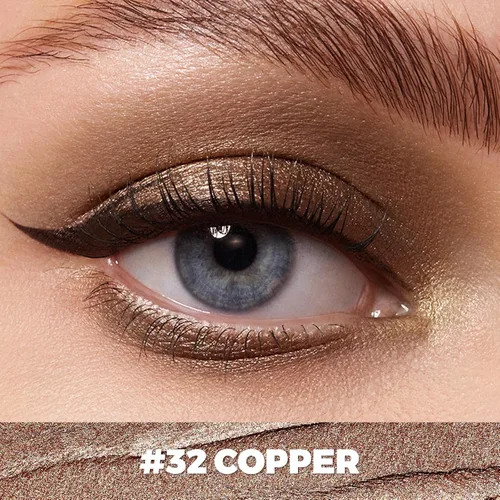Vista 5 de FOCALLURE - Sombra de ojos en barra cremosa, brillante y mate, lápiz iluminador suave para mujeres, maquillaje de sombra de ojos y delineador