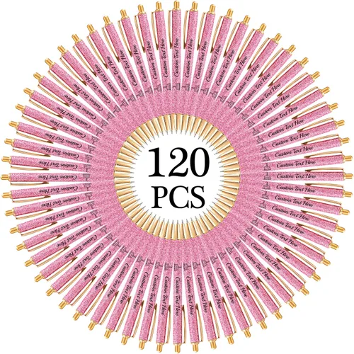 Vista 33 de Aolun 10 bolígrafos personalizados con nombre, bolígrafo retráctil con mensaje de texto para mujeres, enfermeras, escritura, cumpleaños, graduación