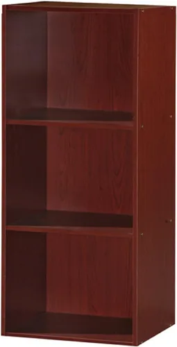Vista 22 de Hodedah Import - Estantería con 3 estantes, haya