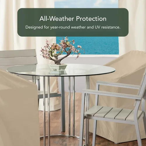 Vista 2 de Covermates Funda para silla clásica, 25 pulgadas de ancho x 28 pulgadas de Bronceado clásico
