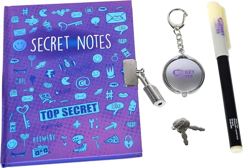 Vista 2 de Secret Notes - Juego de bolígrafo mágico y diario