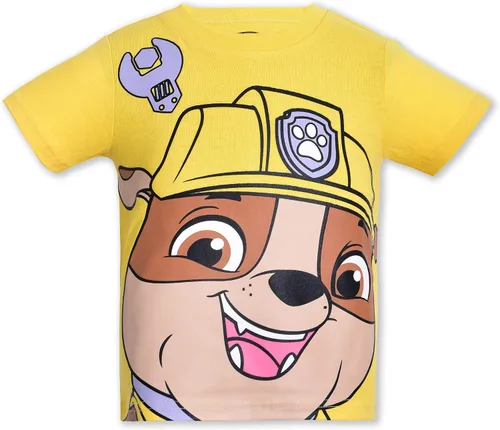 Vista 5 de Nickelodeon Paw Patrol - Paquete de 4 camisetas gráficas para niños pequeños y pequeños