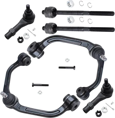 Vista 26 de Detroit Axle - Kit de extremo delantero para Chrysler 300 Dodge Charger 2011-2023 Challenger, 2 Lower Rearward Control Arms 2 Outer Tie Rods 2