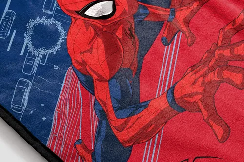 Vista 3 de Jay Franco Marvel Spiderman Wall Walk - Manta de 4 piezas, incluye manta, juego de sábanas tamaño individual
