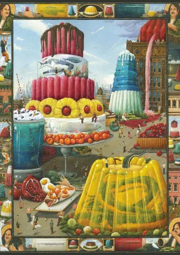 Vista 4 de Art & Fable Aspic Hunt by John Rego - Rompecabezas de 1000 piezas para adultos, perfecto para noches de juego, regalos y diversión familiar