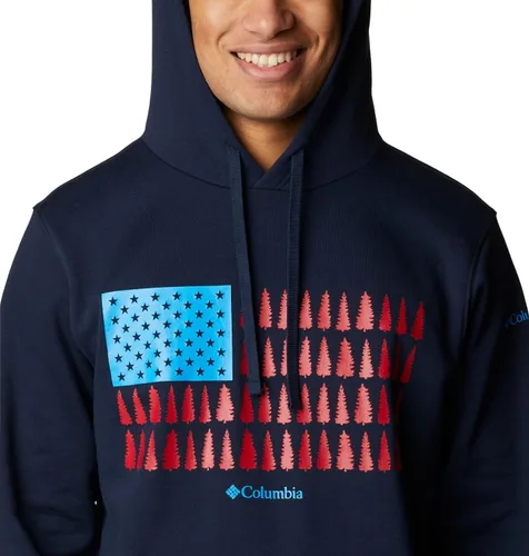 Vista 4 de Columbia Sudadera con capucha Trek Graphic para hombre