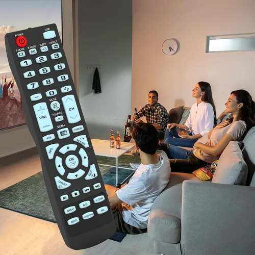 Vista 5 de Elemento de control remoto universal TV compatible con todos los elementos LCD LED TV - No requiere programación