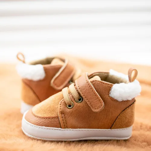 Vista 5 de KaKaKiKi - Tenis de lona para bebé, infante, niños, tenis con suela de goma antideslizante, tenis de caramelo caminantes, primerizos, precaminando