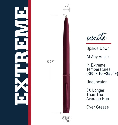 Vista 3 de Fisher Space Pen Cerakote M4H Cap-O-Matic Series - Bolígrafo retráctil + revestimiento de polímero Cerakote que ofrece durabilidad, dureza