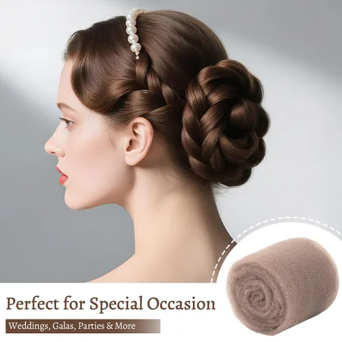 Vista 5 de 70 bultos de pelo Updo de 5 pulgadas, kit de inserción de volumen accesorios con 20 alfileres, 20 pines en forma de U, 2 clips de pico de pato, 3