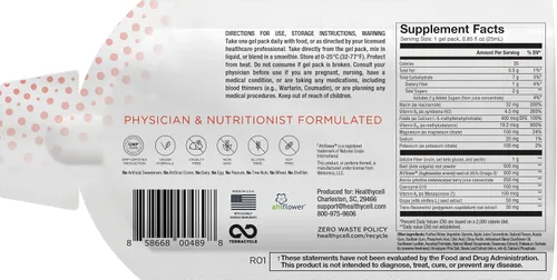 Vista 9 de Healthycell Heart & Vascular Health Suplemento líquido diario – Apoyo cardiovascular con polvo de raíz de remolacha, resveratrol, CoQ10, Omega-3