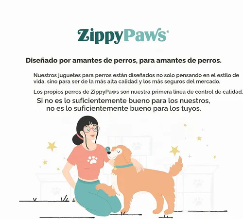Vista 6 de ZippyPaws Burrow - Juguetes chirriantes de enriquecimiento Miniz