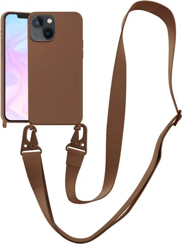 Vista 127 de Funda compatible con iPhone 8 Plus, iPhone 7 Plus/6 Plus/6S Plus con cordón, funda cruzada para iPhone con correa ajustable de silicona para iPhone