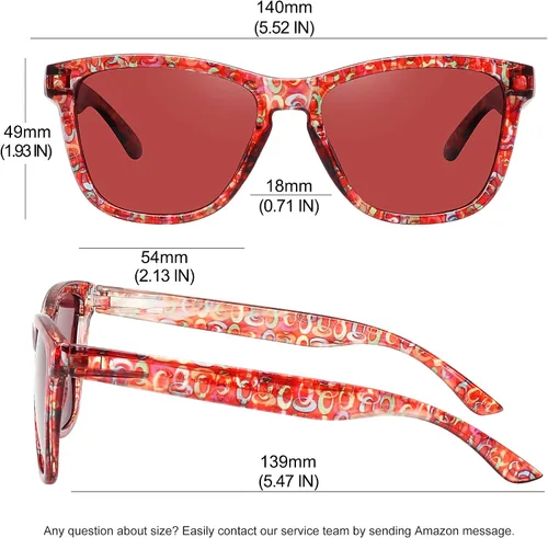 Vista 3 de MEETSUN Classic Polarized Sunglasses for Women Men Trendy Designer Retro Sun Glasses 100 UV Protection