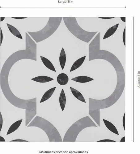 Vista 9 de MSI Azila Muestra Azulejo de Porcelana Mate Encáustico para Pared y Piso para Baño, Salpicadero de Cocina y Encimera