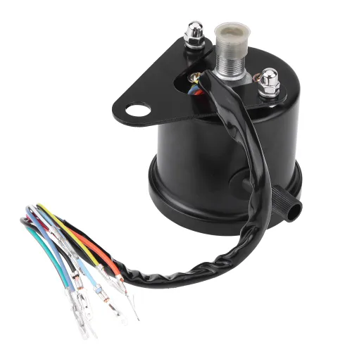 Vista 8 de Walfront Medidor universal del velocímetro del odómetro de la motocicleta con el indicador, medidor de velocidad para la motocicleta, instrumento