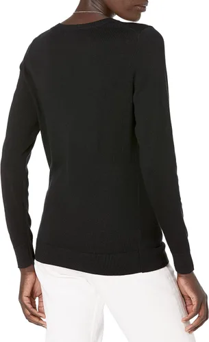 Vista 2 de Tienda Essentials Women's Long-Sleeve Lightweight Crewneck Sweater (Available in Plus Size)