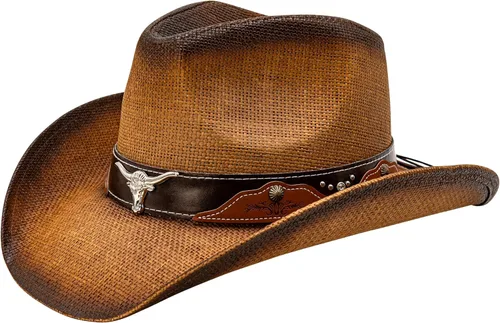 Vista 11 de GrinderPUNCH sombrero de vaquero clásico con la bandera americana Bandera antigua