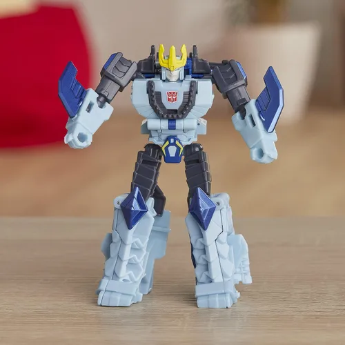 Vista 6 de Transformers Toys Bumblebee Cyberverse Adventures Dinobots Unite Warrior Class Hammerbyte Action Attackers Figure, a partir de 6 años, 5.4 pulgadas
