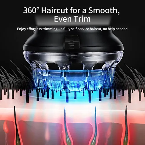 Vista 4 de Juego de cortapelos para hombre, inalámbrico, eléctrico, corto, kit de aseo profesional para hombres, recortadores personales impermeables, corte