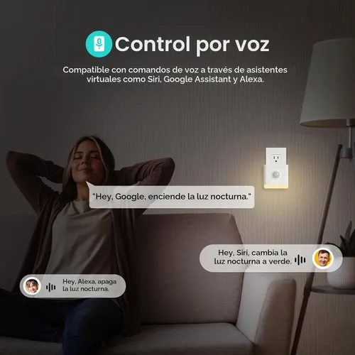 Vista 4 de THIRDREALITY Luz Nocturna de Color Inteligente, Matter sobre WiFi, Multifuncionalidad 3 en 1, Funciona con SmartThings, Google Home, Apple Home