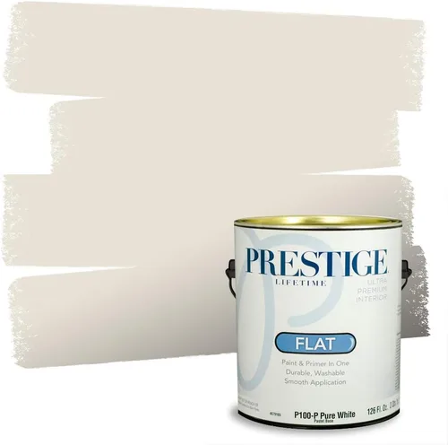 Vista 52 de Prestige Paints - 2 en 1, pintura base y pintura de exterior, P400-D-SW7053