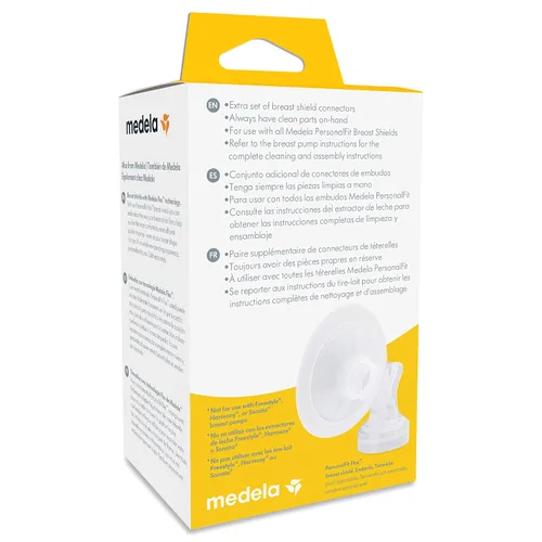 Vista 4 de Medela Conectores PersonalFit de repuesto o repuesto compatibles con extractor de leche avanzado de bomba