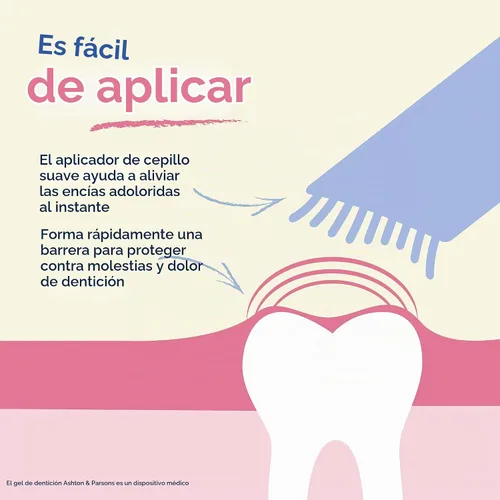 Vista 4 de Ashton & Parsons - Gel de dentición para más de 3 meses, 0.3 fl oz