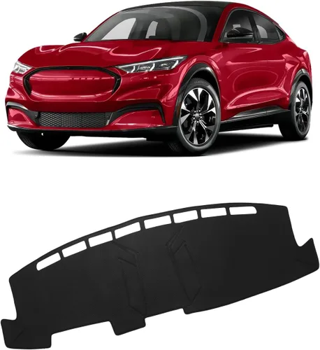 Vista 110 de FIILINES Cubierta para tablero Compatible con Mazda 3 2010-2013 Accesorios Tapete para tablero para Mazda 3 Accesorios Tapete para salpicadero