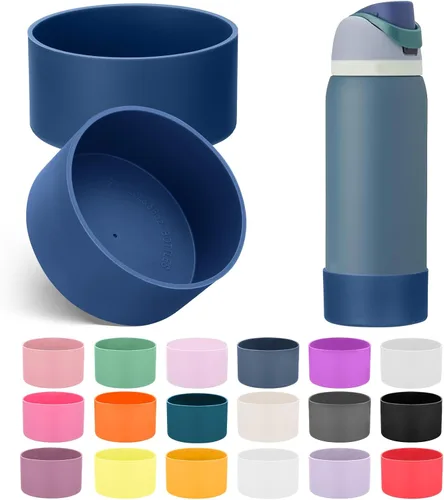 Vista 25 de Mity rain Bota de silicona 2PCS para botella de agua Owala FreeSip Malvavisco tímido