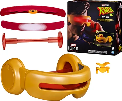Vista 15 de Marvel Legends Series X-Men '97 Cyclops Premium Roleplay Visera, equipo de animación coleccionables para adultos