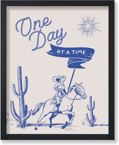 Vista 25 de Poster Master Póster de You've Yeed Your Last Haw, estampado retro de vaquero azul, arte occidental, arte moderno, arte del salvaje oeste, regalo