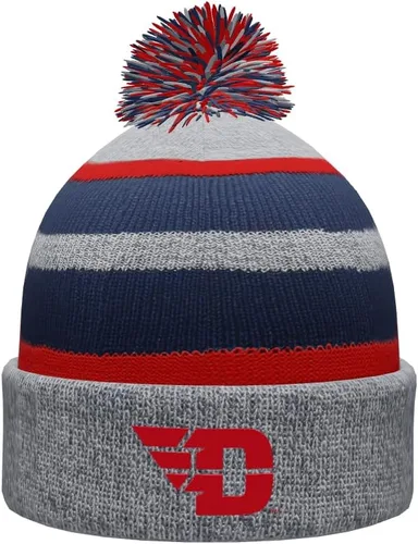 Vista 67 de NCAA Prime - Gorro de punto de invierno con pompón plegable