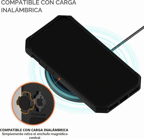 Vista 9 de Rokform - Funda para iPhone 12 Pro Max, serie resistente, equipo de protección magnética de Apple, funda para iPhone con bloqueo giratorio RokLock