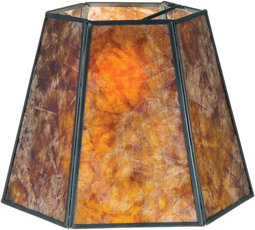 Vista 2 de B&P Lamp® Sombra hexagonal de mica