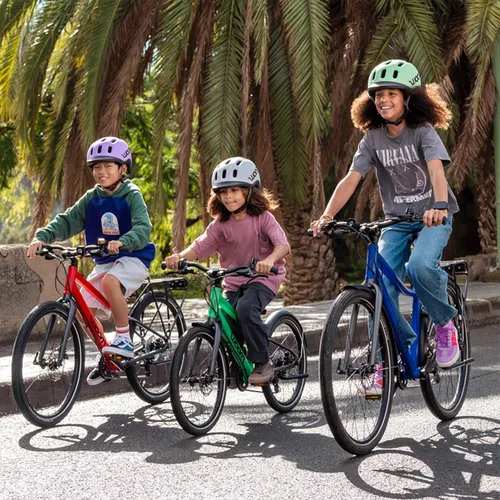 Vista 7 de woom Explora la bicicleta para niños de 6 a 14 años, bicicletas listas para carretera y montaña para ciclistas avanzados con potentes frenos