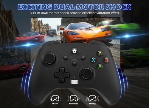 Vista 6 de Gamrombo 2 Pack Wireless Controller Replacement for X-box One, X-box Series X S Controller with Audio Jack & Volume Button/Turbo/Macro/Dual Shock
