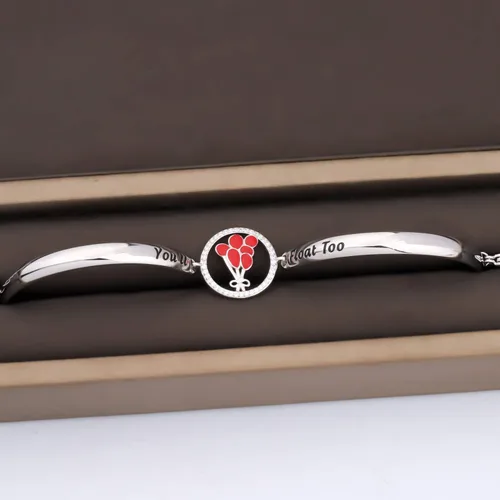 Vista 3 de TGBJE Gift IT You Will Float Too pulsera de terror película regalo Pennywise The payaso brazalete terror joyería