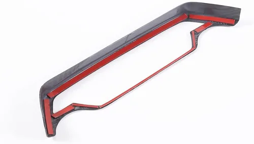 Vista 6 de Marco de botón de modo de volumen de control central de automóvil ABS para Chevrolet Corvette C7 2014-2019 Aire acondicionado Panel cubierta
