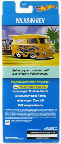 Vista 2 de Hot Wheels, Volkswagen 2016 5-Pack