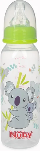 Vista 8 de Nuby - Botella impresa antiderrames, 1 paquete de 1 botella, 8 onzas, los colores pueden variar