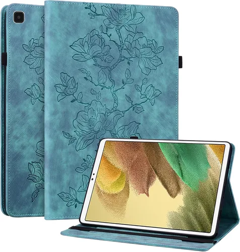 Vista 55 de Funda para Samsung Galaxy Tab S5e 10.5 2019 Modelo SM-T720/T725/T727, funda delgada de piel sintética con soporte multiángulo y soporte