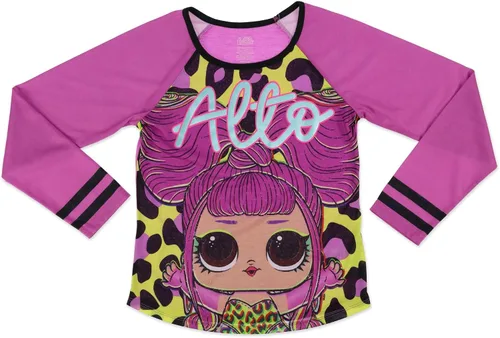 Vista 2 de LOL Surprise Conjunto de pijama para niñas manga larga poliéster Negro 6