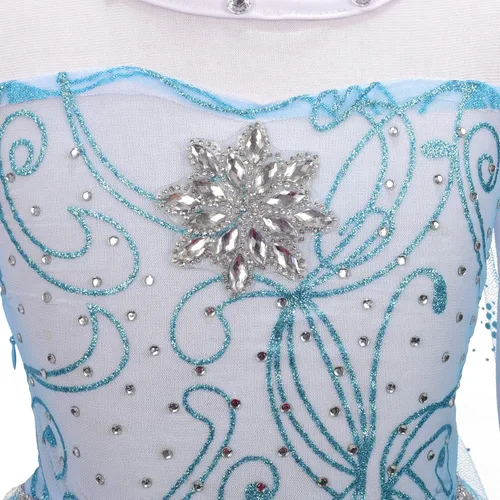 Vista 6 de Dressy Daisy Toddler Little Girls' Ice Princess Dress Costume Birthday Halloween Christmas Fancy Party Dresses