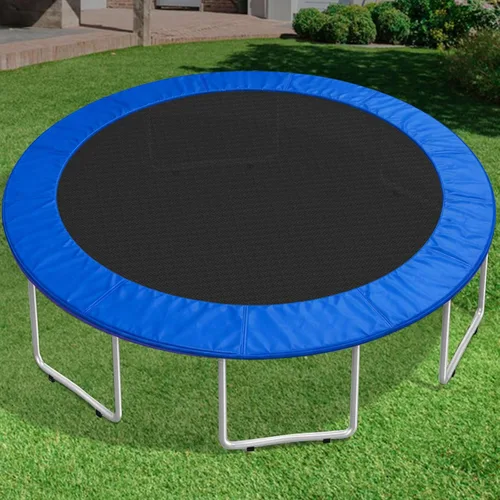 Vista 4 de Almohadilla de seguridad de repuesto para trampolín, cubierta de resorte de espuma impermeable y resistente a desgarros, almohadilla redonda de 14