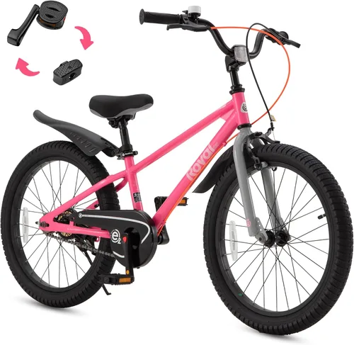 Vista 28 de RoyalBaby EZ Kids Bike 12 14 16 18 20 Inch Balance Pedal 2-in-1 Training Bicycle Boys Girls Ages 3 to 12 Years Easy Learn for Beginners