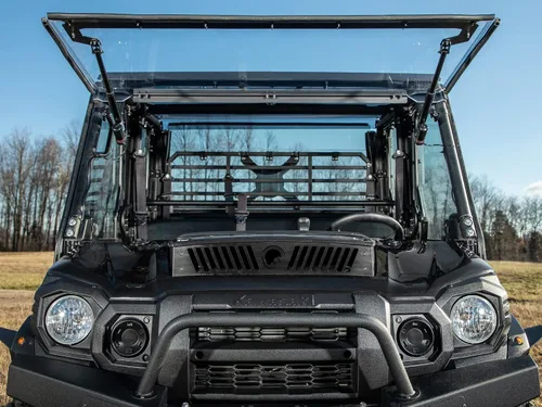 Vista 6 de SuperATV MaxDrive Power - Parabrisas abatible compatible con Kawasaki Mule Pro DX, Pro DXT, Pro FX, Pro FXT Ranch Edition, Pro FXT, policarbonato