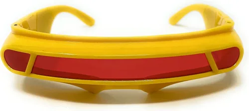 Vista 2 de WebDeals (TM) - Lentes de sol envolventes cíclope futurista