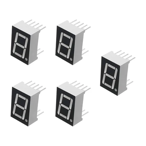 Vista 9 de Othmro 5pcs ánodo común pantalla LED tubo digital 3 bits 7 segmento negro 11pin con una buena salida de luz uniforme